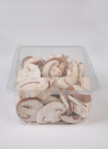 Sliced mushrooms