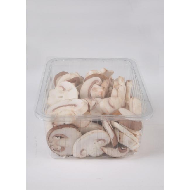 Sliced mushrooms